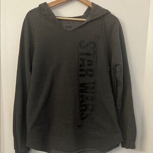 Star Wars Men's Dark Gray Hoodie Sweater